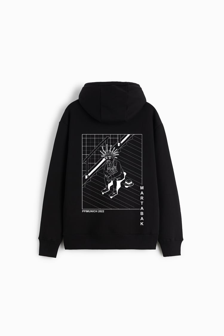 Design 3 Hoodie Black Main Image